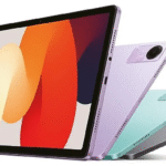 O Redmi Pad SE em suas três supostas cores de lançamento. (Fonte da imagem: Kimovil)