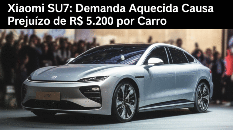 Xiaomi SU7: Demanda Aquecida Causa Prejuízo de R$ 5.200 por Carro