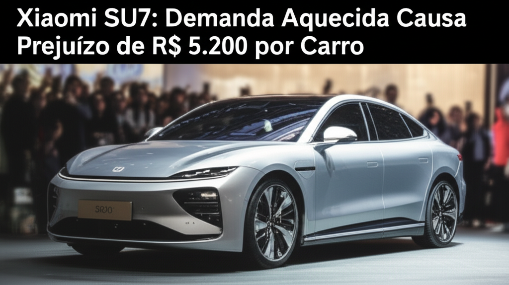 Xiaomi SU7: Demanda Aquecida Causa Prejuízo de R$ 5.200 por Carro