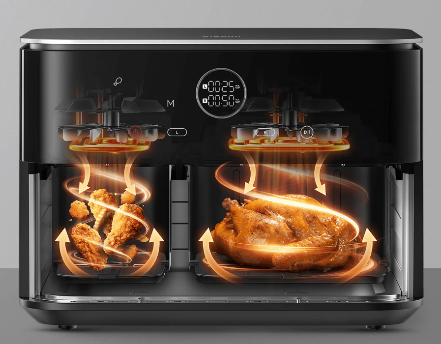 Xiaomi Lança Air Fryer Dual Zone 10L com Dois Cestos 2 Captura de tela 2025 06 02 170522