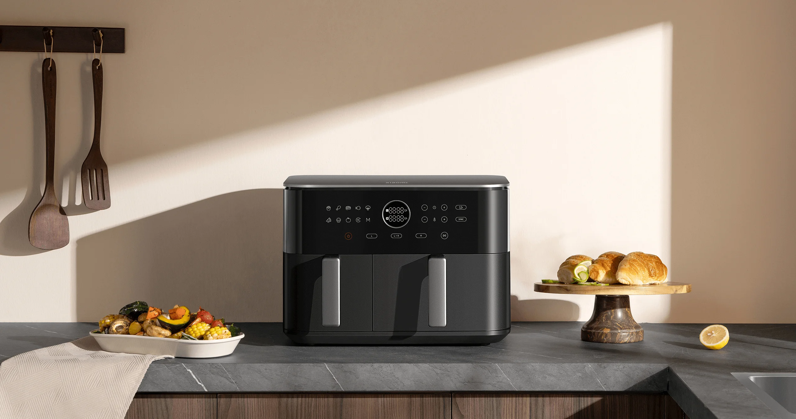Xiaomi Lança Air Fryer Dual Zone 10L com Dois Cestos 1 Xiaomi Dual Zone Air Fryer 10L