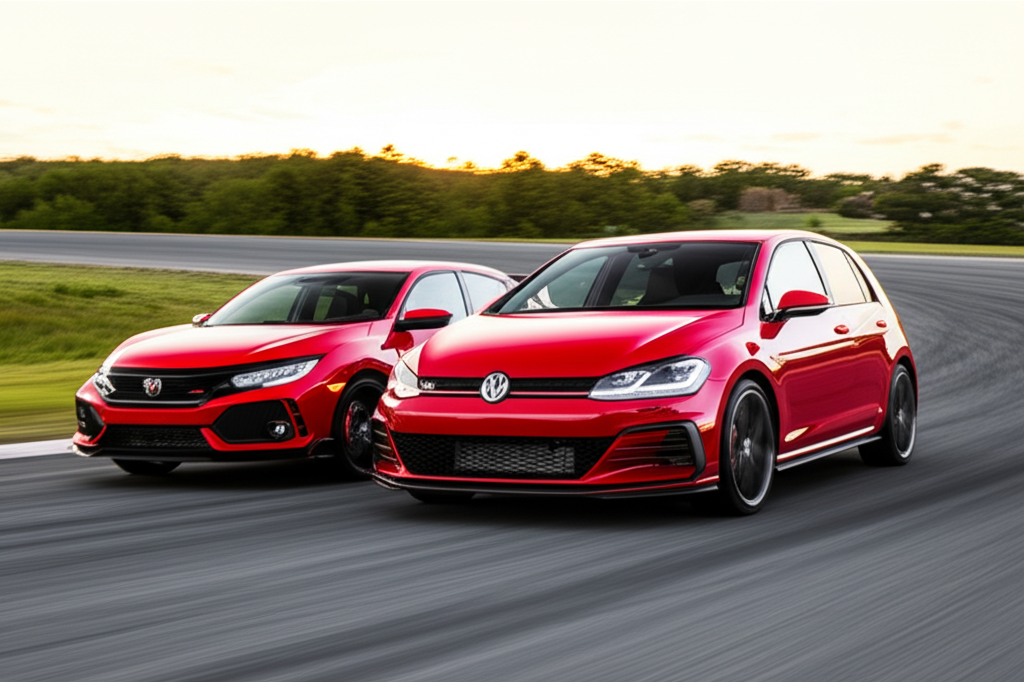 Golf GTI Edition 50 perde recorde para Civic Type R 1 golf gti edition 50 perde recorde para civic type r