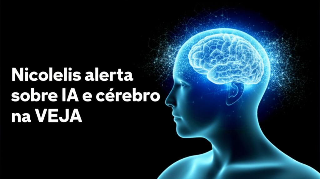 Nicolelis alerta sobre IA e cérebro na VEJA