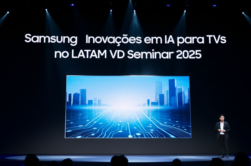 Samsung Apresenta Inovações em IA para TVs no LATAM VD Seminar 2025 1 samsung apresenta inovacoes ia tvs latam vd seminar 2025