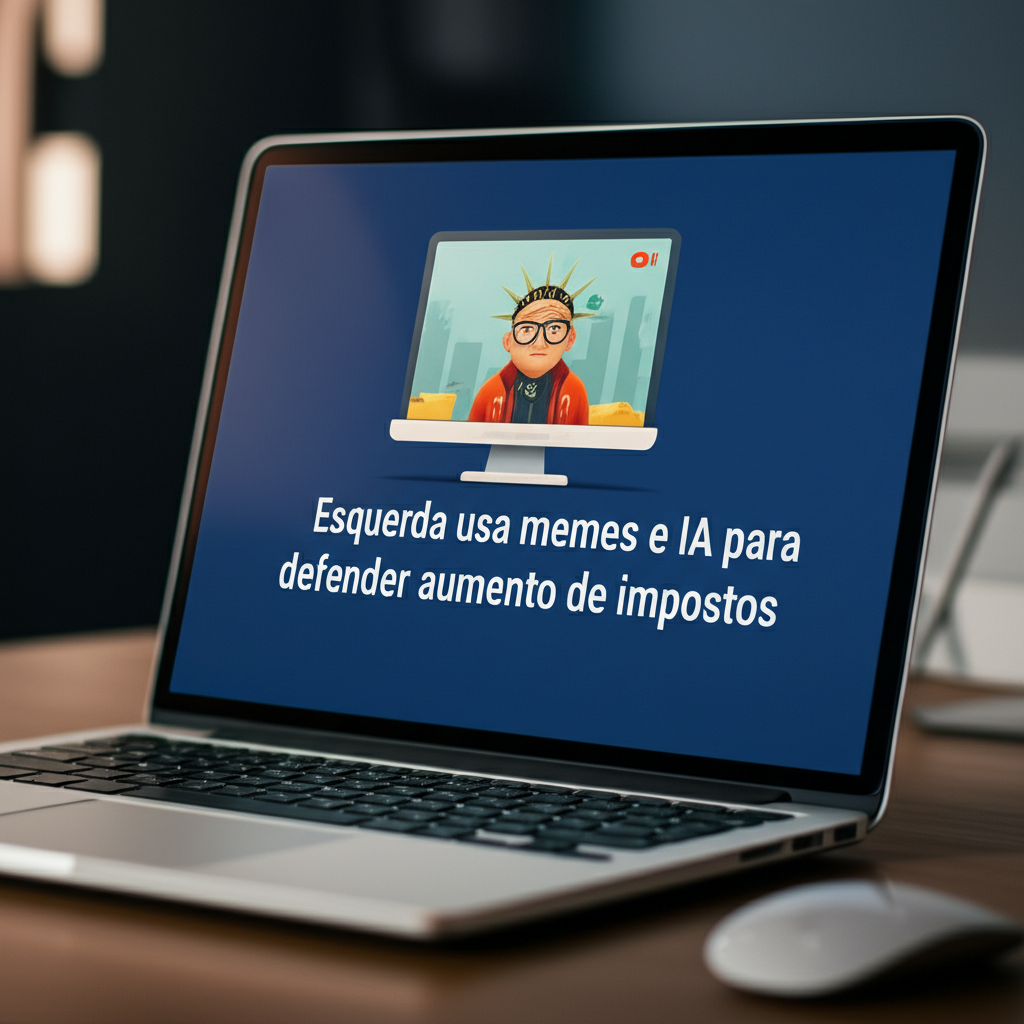 esquerda usa memes ia defender aumento impostos