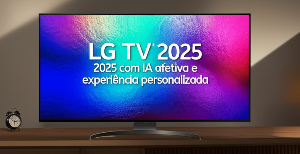 LG lança TVs 2025 com IA afetiva e experiência personalizada