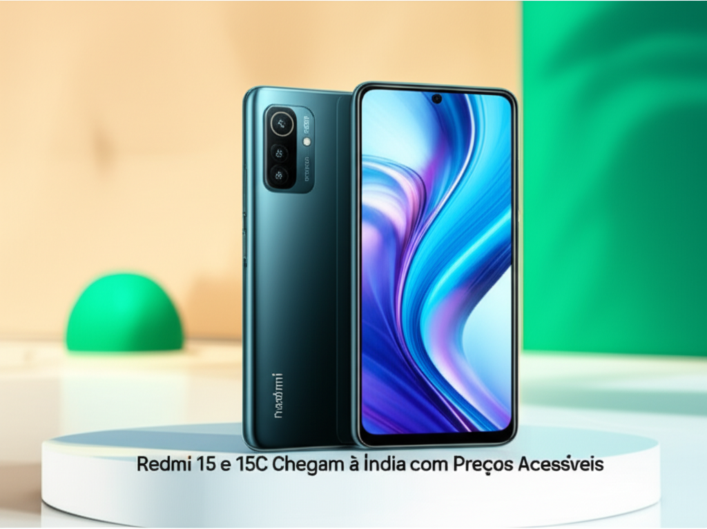 Redmi 15 e 15C Chegam à Índia com Preços Acessíveis 1 redmi 15 e 15c chegam a india com precos acessiveis