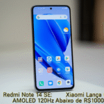 redmi note 14 se xiaomi lanca celular amoled 120hz abaixo de r 1000
