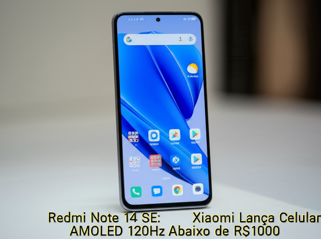 Redmi Note 14 SE: Xiaomi Lança Celular AMOLED 120Hz Abaixo de R$1000