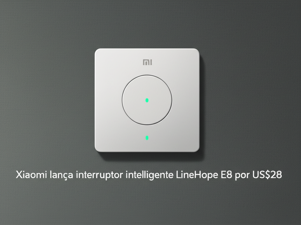 Xiaomi lança interruptor inteligente LineHope E8 por US$28 1 xiaomi lanca interruptor linehope e8
