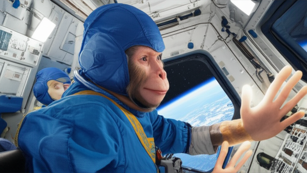 ia rei macaco auxilia taikonautas tiangong