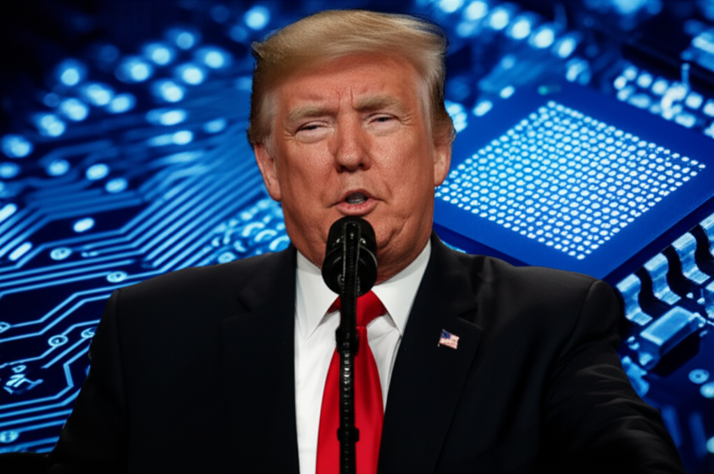 Trump anuncia tarifas sobre semicondutores e chips nos EUA 1 trump anuncia tarifas sobre semicondutores e chips nos eua