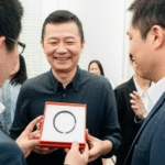 xiaomi celebra 14 anos com lei jun presenteando xring o1