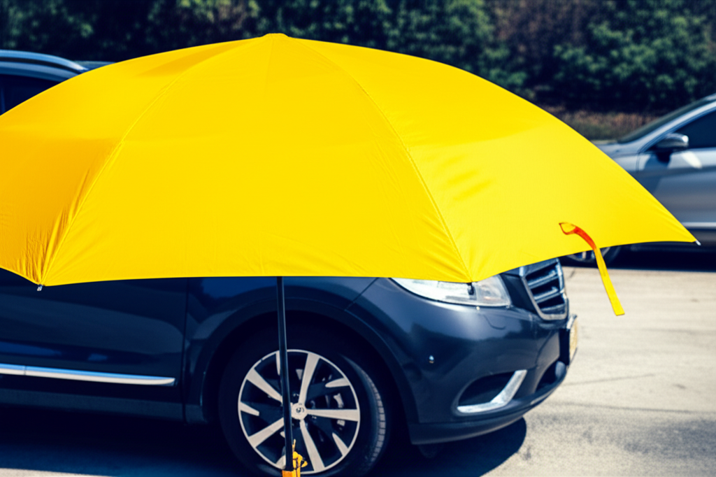 Xiaomi lança guarda-chuva amarelo para carros 1 xiaomi lanca guarda chuva amarelo para carros