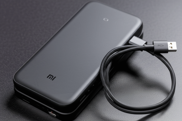 Xiaomi lança powerbank magnética com cabo e apoio