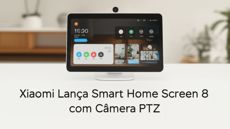 Xiaomi Lança Smart Home Screen 8 com Câmera PTZ