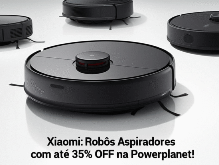 Xiaomi: Robôs Aspiradores com até 35% OFF na Powerplanet!