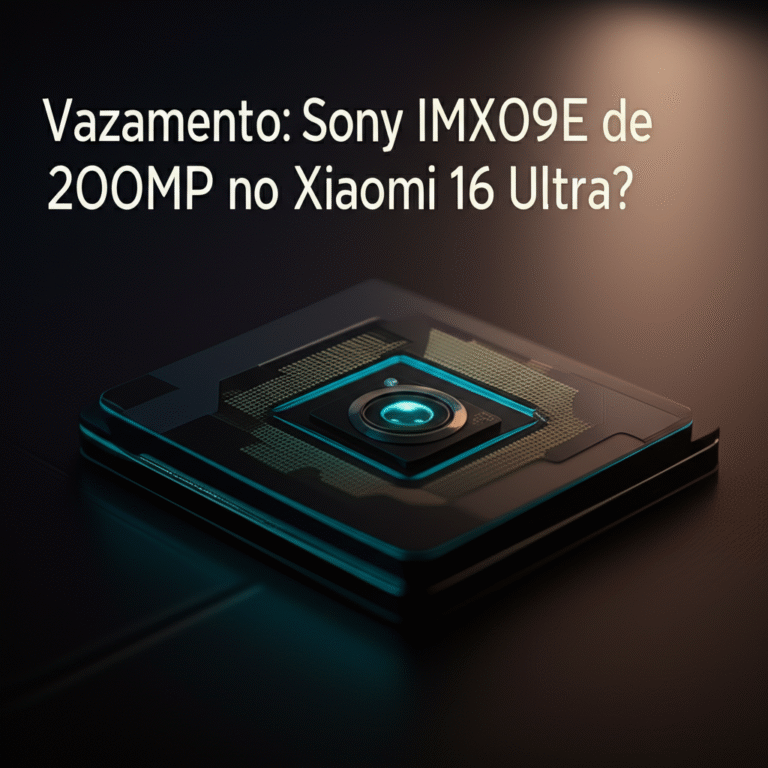 Vazamento: Sony IMX09E de 200MP no Xiaomi 16 Ultra?