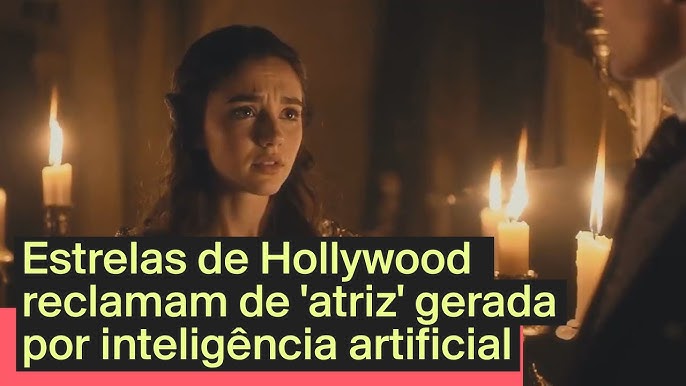 atriz de ia causa protestos em hollywood