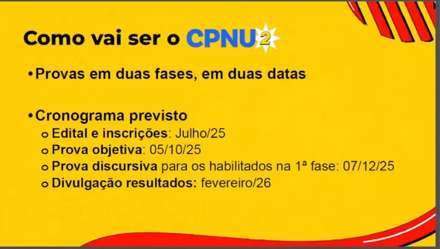 cnu 2025 provas objetivas aplicadas hoje 5 de outubro