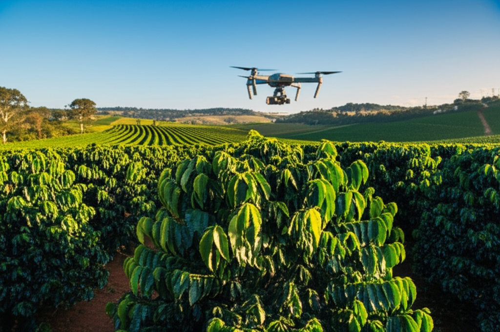 IA Mapeia Cafezais com 95% de Precisão via Sensoriamento Remoto