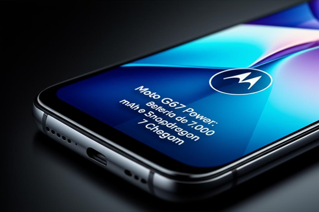 Moto G67 Power: Bateria de 7.000 mAh e Snapdragon 7 Chegam 1 moto g67 power bateria 7000 snapdragon 7