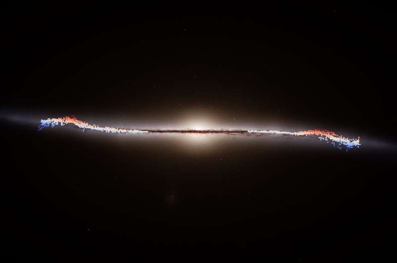 onda gigante perturba a via l ctea revela descoberta