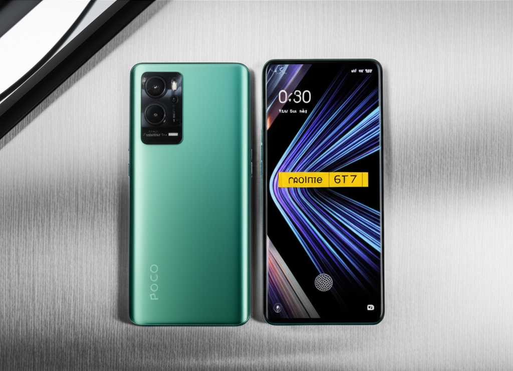 POCO F7 vs realme GT 7: Qual o Mais Premium? 1 poco f7 vs realme gt 7 qual o mais premium