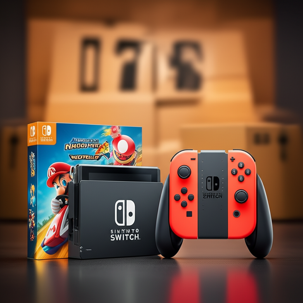 Switch 2 na Amazon: Bundle com Mario Kart World ou Pokémon Z-A! 1 switch 2 amazon bundle mario kart pokemon