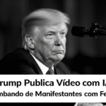 trump publica video ia zombando manifestantes fezes