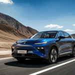 xiaomi testa suv eletrico yu9 em altas montanhas