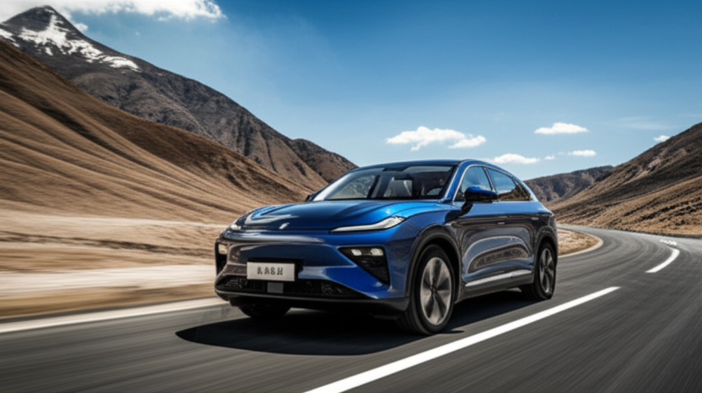 Xiaomi testa SUV elétrico YU9 em altas montanhas 1 xiaomi testa suv eletrico yu9 em altas montanhas