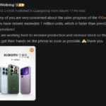 xiaomi 17 bate recorde de vendas da s rie