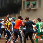 briga entre torcedores de flamengo e palmeiras em lima