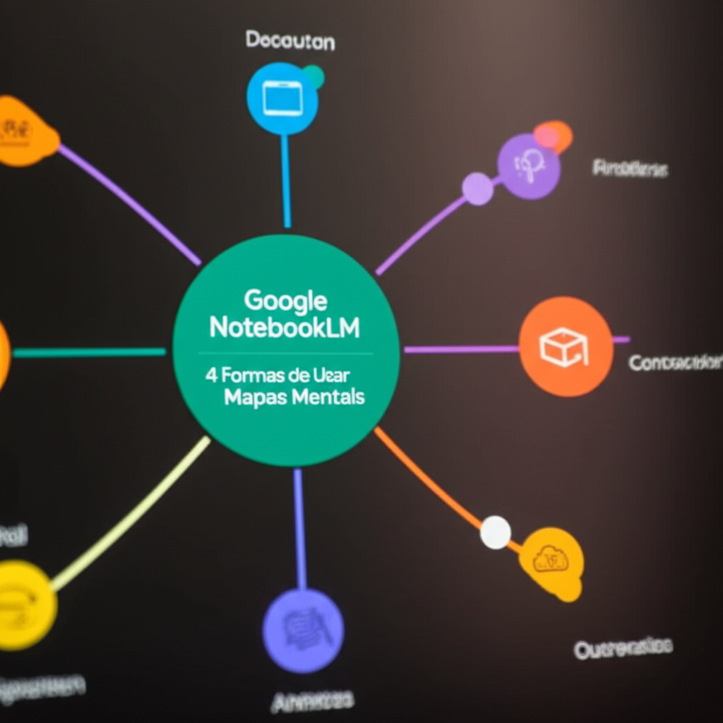google notebooklm 4 formas de usar mapas mentais