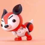 mascote mitu xiaomi icone antes labubu