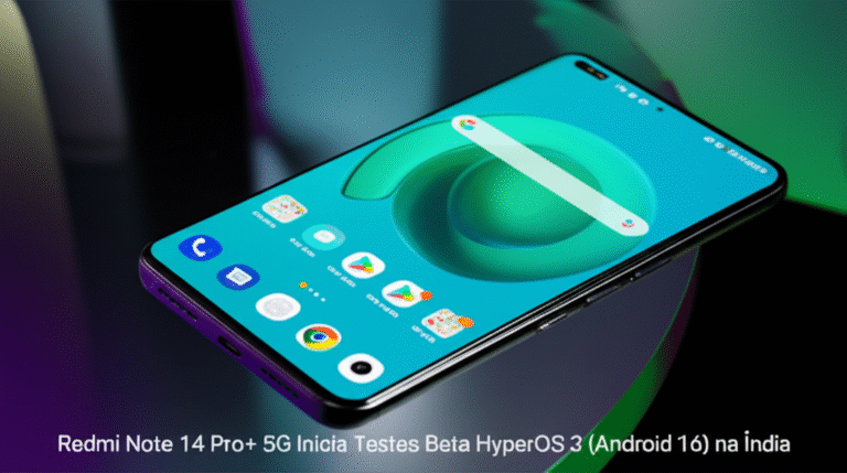 Redmi Note 14 Pro+ 5G Inicia Testes Beta HyperOS 3 (Android 16) na Índia