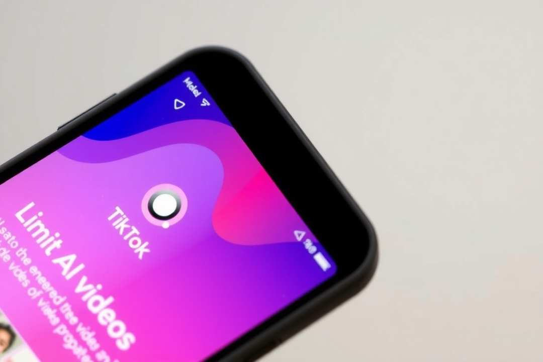 tiktok permite limitar videos de ia no feed