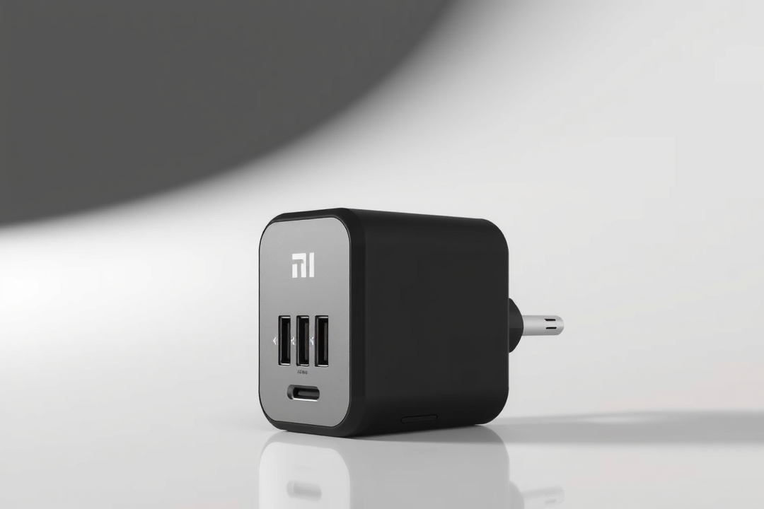 xiaomi lanca carregador compacto 67w tres portas