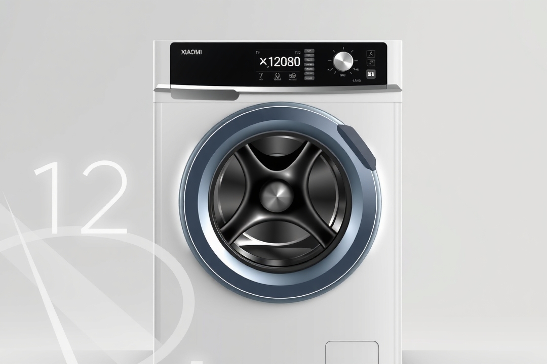 Xiaomi lança lavadora de alta eficiência com capacidade de 12kg 1 xiaomi lanca lavadora alta eficiencia 12kg