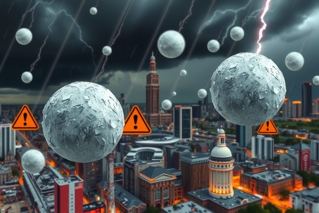 Alerta de Granizo Severo Atinge Múltiplas Regiões do Brasil 1 alerta severo granizo inmet brasil