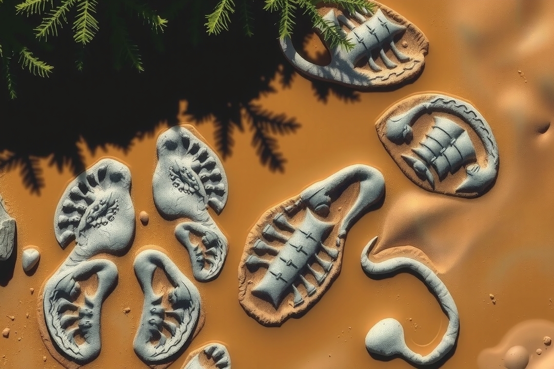 Descoberta na Polônia: Pegadas Fósseis Sugerem Dinossauro Mancando