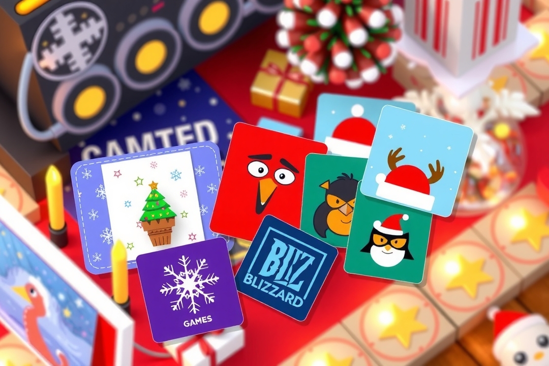 Empresas de Jogos Divulgam Cartões de Boas Festas 2025