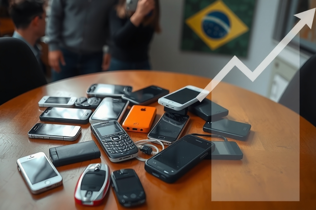 mercado de celulares ilegais no brasil