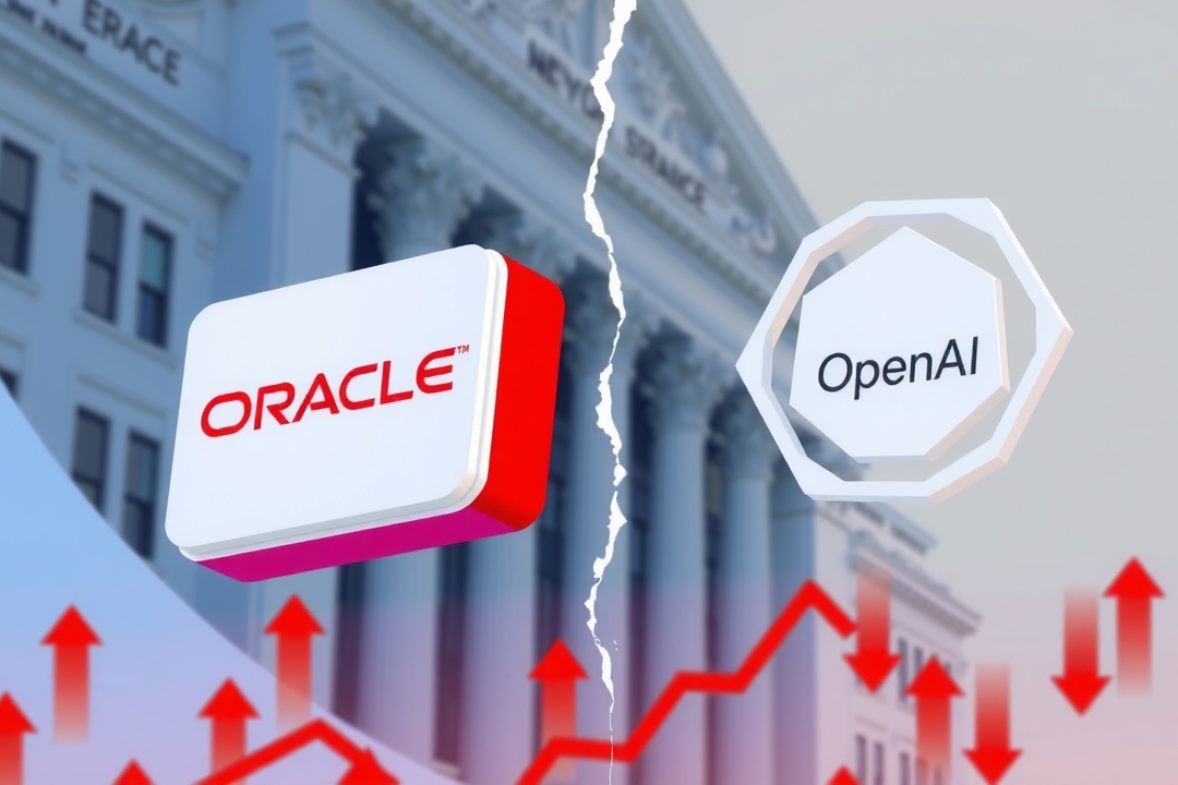 Oracle adia projetos com OpenAI e provoca queda das 'techs' em Nova York 1 oracle adia projetos openai queda acoes tech