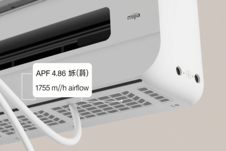 Xiaomi Mijia AC: Eficiência APF 4.86 e fluxo de 1755 m³/h