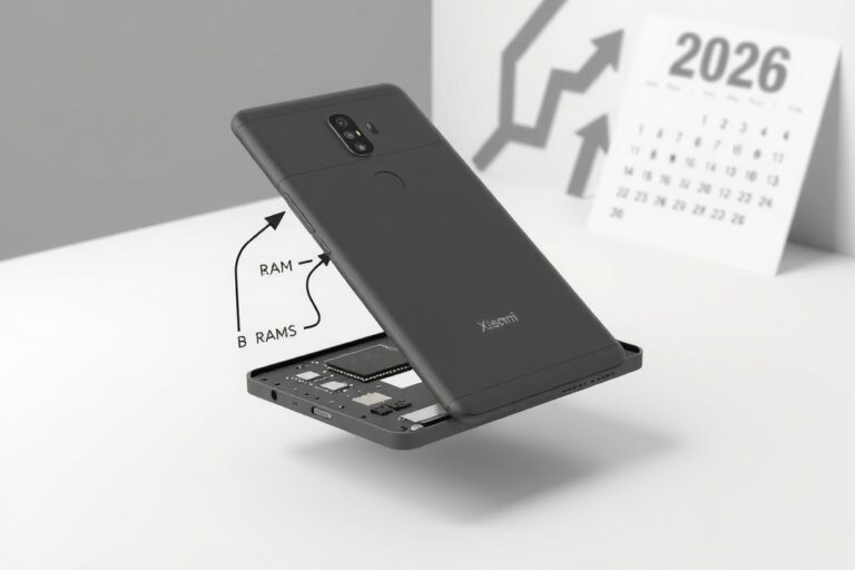 Xiaomi pode reduzir RAM em modelos de 2026 devido a aumento de custos