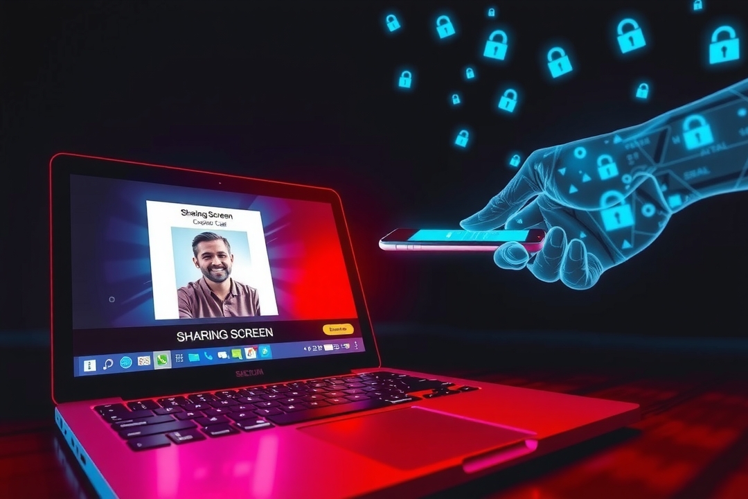 GOLPE CHOCANTE: Videochamada com Tela Compartilhada Rouba Contas