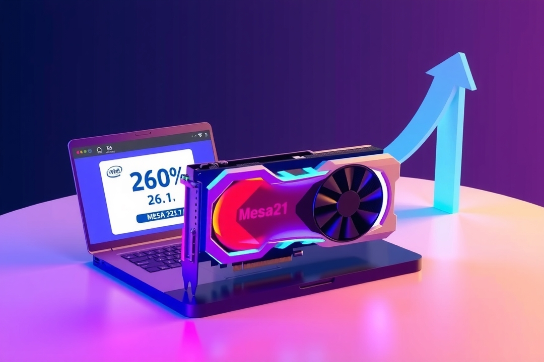 Mesa 26.1: Patches Trazem Ganhos de Performance de Até 260% para Intel Arc no Linux