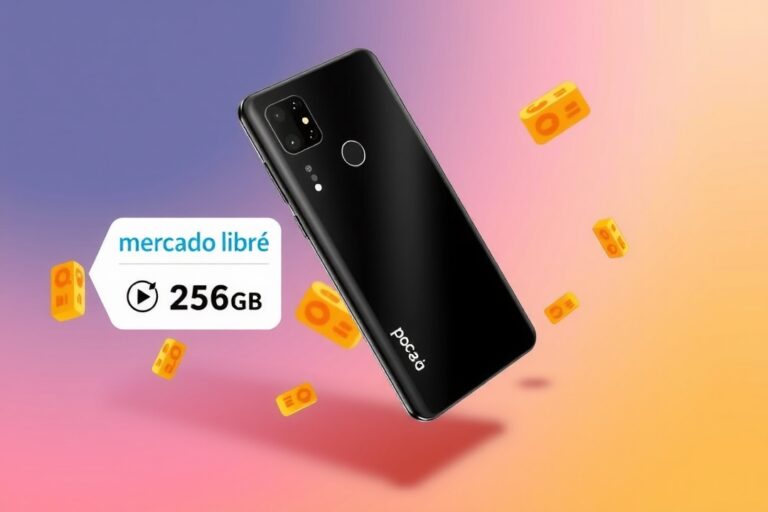 POCO C65: Celular de 256 GB com desconto no Mercado Livre